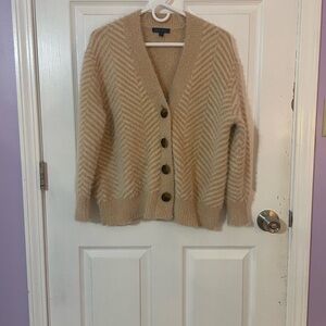 Select Trend Women Fuzzy Cardigan Small